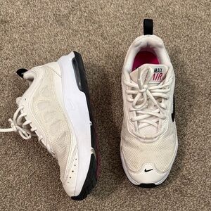 Nike Air Max Cream and Black Sneakers
